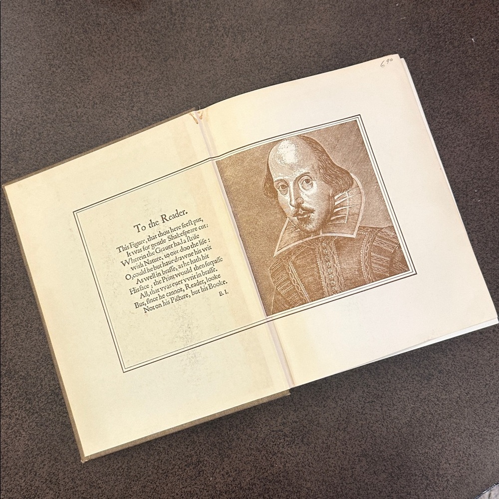 Book The Complete Works of Shakespeare Hardcover Vintage VTG 1951